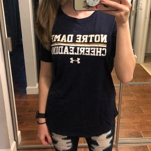 Notre Dame Cheerleading shirt